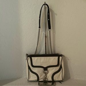 Rebecca Minkoff Original Full Size MAC M.A.C. Crossbody Bag Black and White